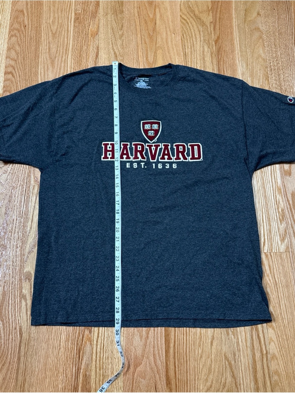 Harvard University T-Shirt Champion Mens Size XL Est 1636 - Picture 6 of 7